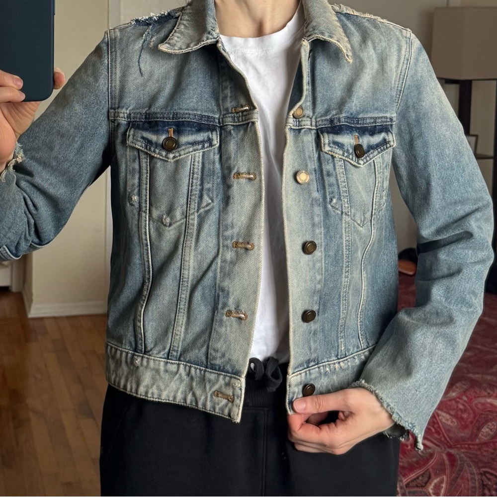 Saint Laurent Blue Jean Jacket